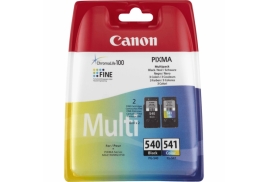 Canon (1 x PG-540  & 1 x CL-541) multi pack, 8ml + 8ml, Pack qty 2