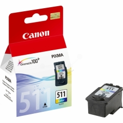 2972B001 | Original Canon CL-511 Color ink, contains 9ml of ink, prints up to 244 pages Image