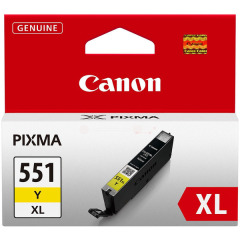 6446B001 | Original Canon CLI-551YXL Yellow ink, contains 11ml of ink Image