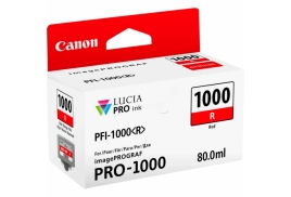 0554C001 | Original Canon PFI-1000R Red ink, contains 80ml of ink