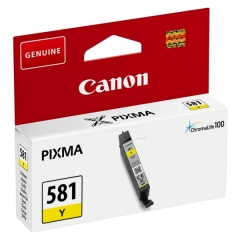 2105C001 | Original Canon CLI-581Y Yellow ink, contains 6ml of ink Image