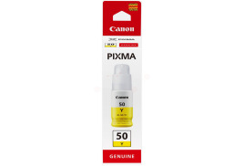 3405C001 | Original Canon GI-50Y Yellow ink, contains 70ml of ink, prints up to 7,700 pages