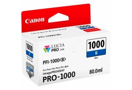 0555C001 | Original Canon PFI-1000B Blue ink, contains 80ml of ink