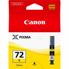6406B001 | Original Canon PGI-72Y Yellow ink, contains 14ml of ink Image