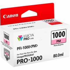 0551C001 | Original Canon PFI-1000PM Photo Magenta ink, contains 80ml of ink Image