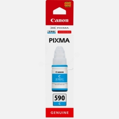 Canon GI590C Cyan Standard Capacity Ink Bottle 70ml - 1604C001 Image