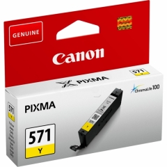 Original Canon CLI-571 Y (0388C001) Ink cartridge yellow, 323 pages, 7ml Image