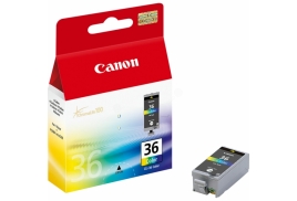1511B001 | Original Canon CLI-36 Color ink, contains 12ml of ink, prints up to 249 pages