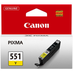 6511B001 | Original Canon CLI-551Y Yellow ink, contains 7ml of ink Image