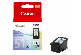 2971B001 | Original Canon CL-513 Color ink, contains 13ml of ink, prints up to 349 pages