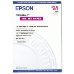 Epson Photo Quality Ink Jet Paper, DIN A3+, 102g/m², 100 Sheets Image