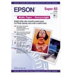 Epson A3 Plus Matte Heavyweight Paper 50 Pack - C13S041264 Image