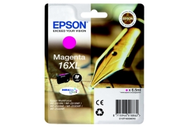 Original Epson 16XL (C13T16334012) Ink cartridge magenta, 450 pages, 7ml