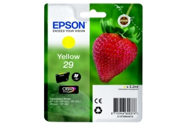 Original Epson 29 (C13T29844012) Ink cartridge yellow, 180 pages, 3ml