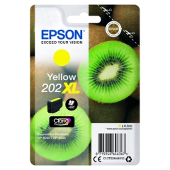 Original Epson 202XL (C13T02H44010) Ink cartridge yellow, 650 pages, 9ml Image
