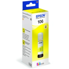 C13T00R440 | Original Epson 106 Yellow Ink Bottle, prints up to 1,900 photos, 70ml Image