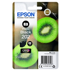 Original Epson 202 (C13T02F14010) PHOTO black, 400 pages, 4ml Image