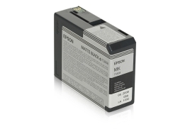 T580800 | Original Epson T5808 Matte Black Ink, 80ml, for Epson Stylus Pro 3800