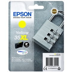 Original Epson 35XL (C13T35944010) Ink cartridge yellow, 1.9K pages, 20ml Image