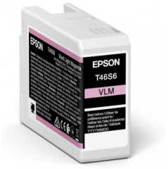 T46S600 | Original Epson T46S6  Vivid Light Magenta UltraChrome Pro 10 Ink, 25ml, for SureColor SC-P700 Image