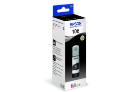 C13T00R140 | Original Epson 106 Photo Black Ink Bottle, prints up to 1,900 photos, 70ml