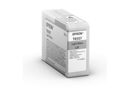 Epson C13T850700|T8507 Ink cartridge bright black, Content 80 ml for SureColor SC-P 800