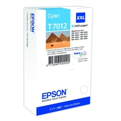 Original Epson T7012 (C13T70124010) Ink cartridge cyan, 3.4K pages, 34ml Image