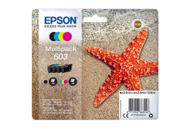 1 full set of Original Epson 603 standard size inks (Starfish inks) 10.6 ml of Ink