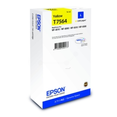 Original Epson T7564 (C13T756440) Ink cartridge yellow, 1.5K pages, 14ml Image