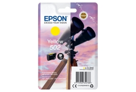 Original Epson 502 (C13T02V44010) Ink cartridge yellow, 160 pages, 3ml