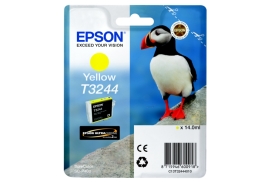 Original Epson T3244 (C13T32444010) Ink cartridge yellow, 980 pages, 14ml
