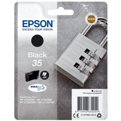 Original Epson 35 (C13T35814010) Ink cartridge black, 950 pages, 16ml Image