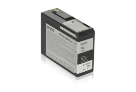 T580100 | Original Epson T5801 Black Ink, 80ml, for Epson Stylus Pro 3800