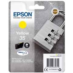 Original Epson 35 (C13T35844010) Ink cartridge yellow, 650 pages, 9ml Image