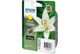 Original Epson T0594 (C13T05944010) Ink cartridge yellow, 520 pages, 13ml