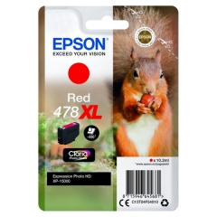 Original Epson 478XL (C13T04F54010) Ink cartridge red, 830 pages, 10ml Image