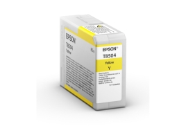 T850400 | Original Epson T8504 Yellow Ink, 80ml