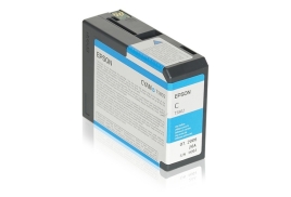 T580200 | Original Epson T5802 Cyan Ink, 80ml, for Epson Stylus Pro 3800