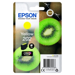 Original Epson 202 (C13T02F44010) Ink cartridge yellow, 300 pages, 4ml Image