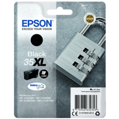 Original Epson 35XL (C13T35914010) Ink cartridge black, 2.6K pages, 41ml Image