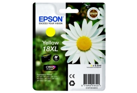 Original Epson 18XL (C13T18144012) Ink cartridge yellow, 450 pages, 7ml