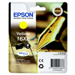 Original Epson 16XL (C13T16344012) Ink cartridge yellow, 450 pages, 7ml Image