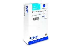 Original Epson T7552 (C13T755240) Ink cartridge cyan, 4K pages, 39ml