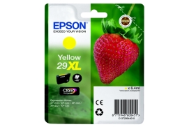 Original Epson 29XL (C13T29944012) Ink cartridge yellow, 450 pages, 6ml