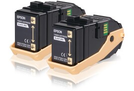 Epson C13S050609/0605 Toner cartridge black, 2x6.5K pages Pack=2 for Epson Aculaser C 9300 N