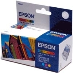 Original Epson T037 (C13T03704010) Ink cartridge color, 180 pages, 25ml Image