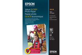 Epson Value Glossy Photo Paper - A4 - 50 sheets