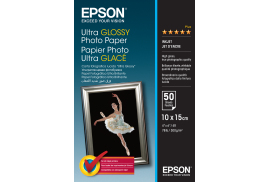 Epson Ultra Glossy Photo Paper - 10x15cm - 50 Sheets
