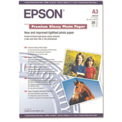 Epson Premium Glossy Photo Paper, DIN A3, 255g/m², 20 Sheets Image