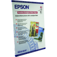 Epson Premium Semigloss Photo Paper, DIN A3, 251g/m², 20 Sheets Image